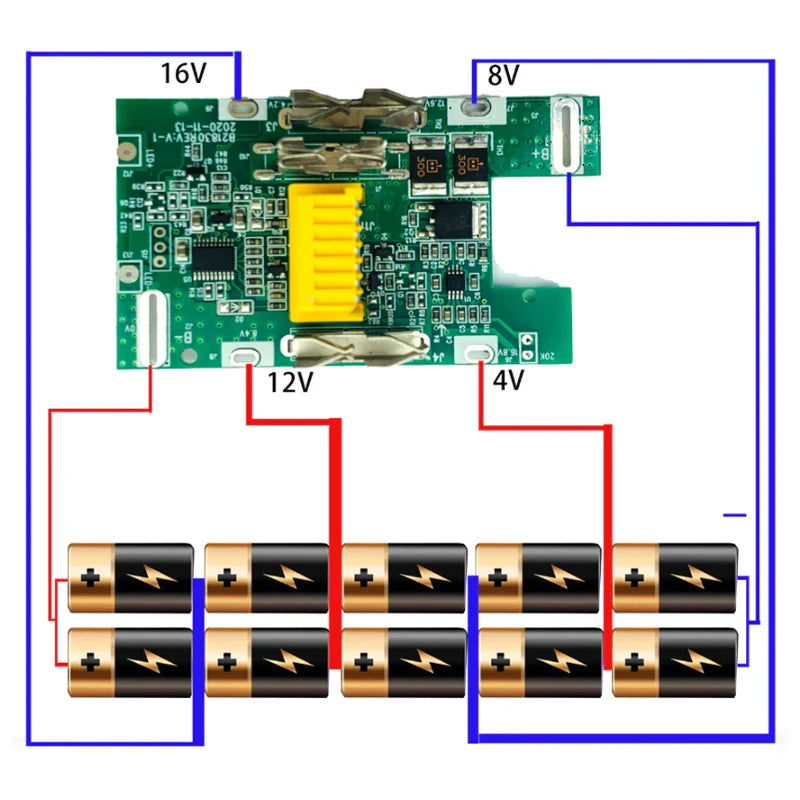 Makita 18V BMS PCB Protection Board BL1830 BL1850 BL1860 LED Battery Protection Board PLUSH