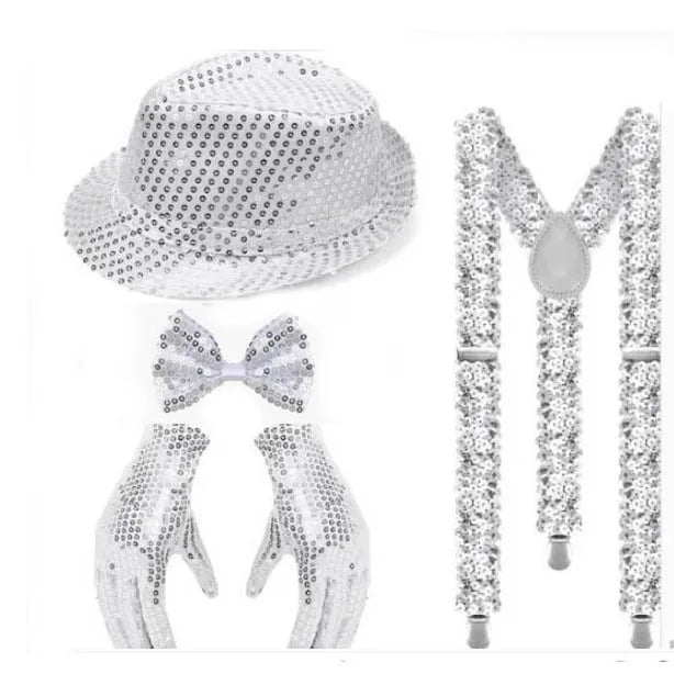 Tricolor Sequin Top Hat – Disco Carnival Glitter Party Hat Costume Party Hat PLUSH 4PCS for Set 5Sets