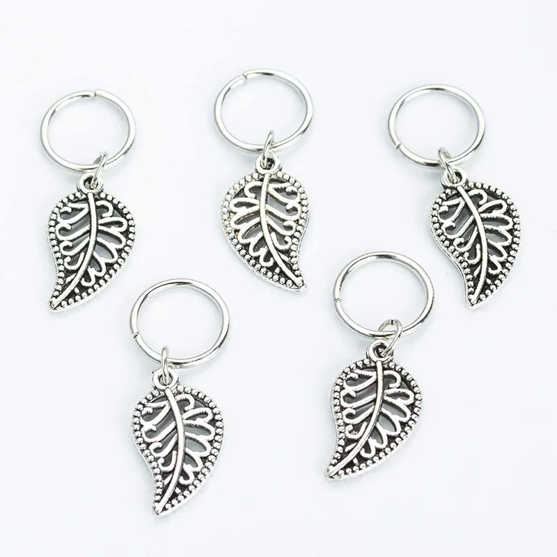 Alloy Shell Dreadlock Beads Hair Cuffs Rings & Clips – 5-10pcs