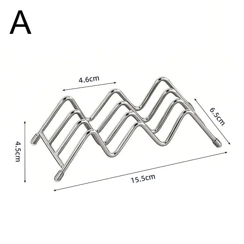 Stainless Steel Soap Rack with Drainage Tray | Bathroom Organizer Soap Rack & Tray PLUSH A