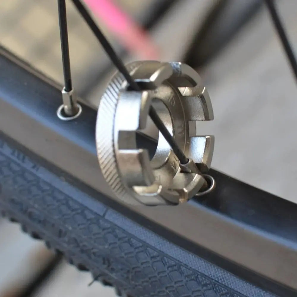 Steel Bicycle Spoke Wrench – Portable Bike Wheel Repair Tool Bicycle Spoke Wrench PLUSH