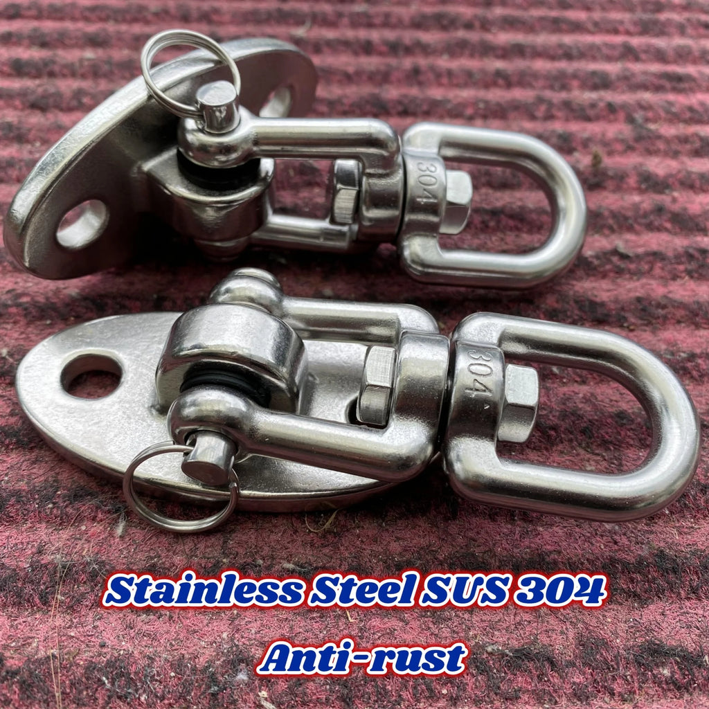 2pcs Ceiling Swing Mount Hangers Free Swivel Hooks Indoor Outdoor Swing Mount Hangers PLUSH