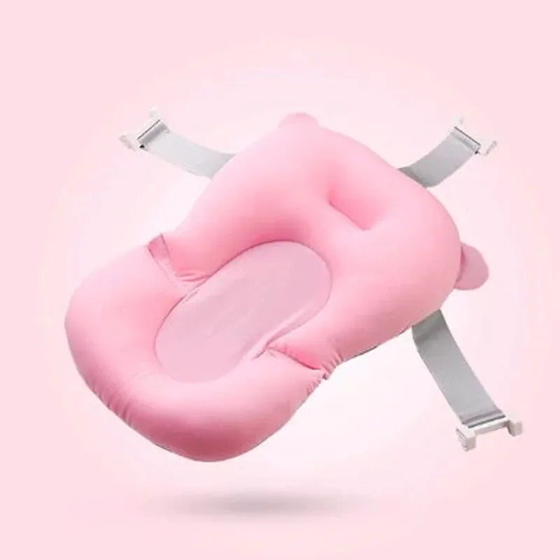 Foldable Baby Bath Seat Support Mat – Anti-Slip Tub Cushion Baby Bath Mat PLUSH