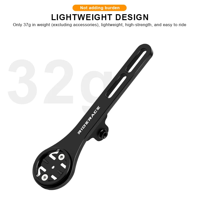 Aluminum Alloy Bike Handlebar Mount for Garmin & Cameras Bike Handlebar Mount PLUSH