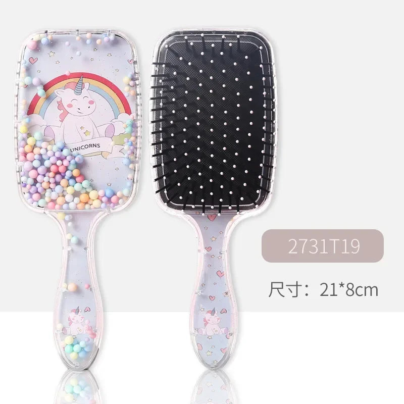 Kawaii Cartoon Animal Air Cushion Hair Comb for Kids Girls Kids Hair Comb PLUSH 2731T19
