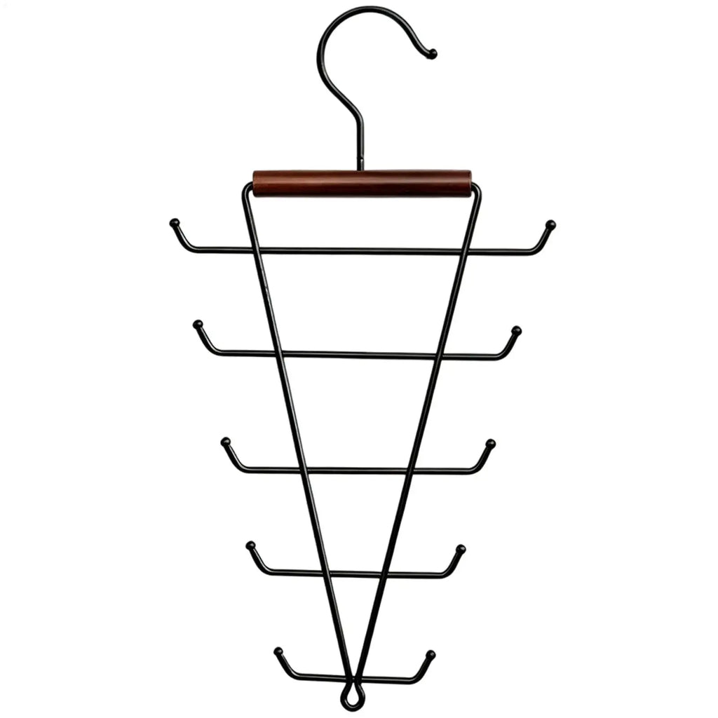 Rotating Double-Sided Vertical Clothes Hanger | Space-Saving Clothes Hanger Organizer PLUSH
