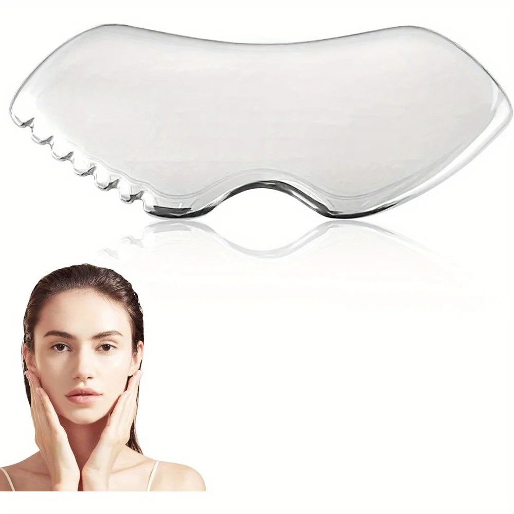 Stainless Steel Gua Sha Tool – Jawline & Face Sculpting Board Gua Sha Tool PLUSH