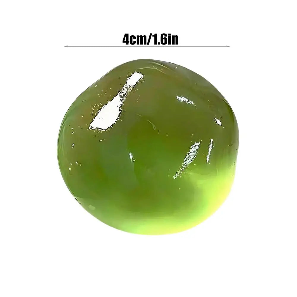 Slow-Rise Squishy Squeeze Fidget Toy – Soft Sensory Ball Fidget Squeeze Toy PLUSH Green