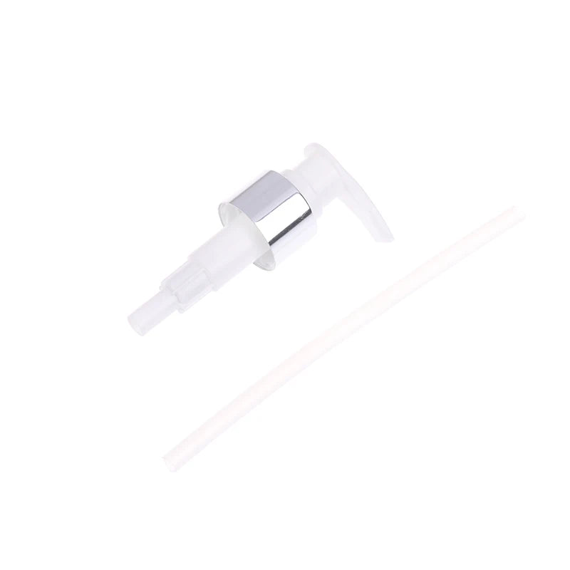 Lotion & Soap Dispenser Pump Head 24/410 28/410 Thread Replace Dispenser Pump Head PLUSH White S Silver