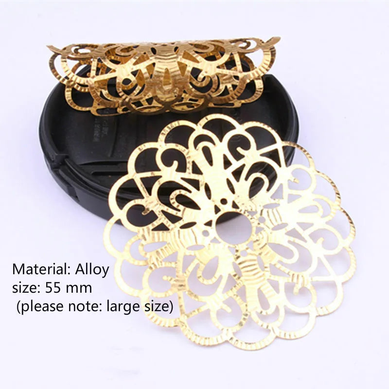 5pcs Dreadlock Beads Hair Cuffs Rings – Colorful Braid Clips
