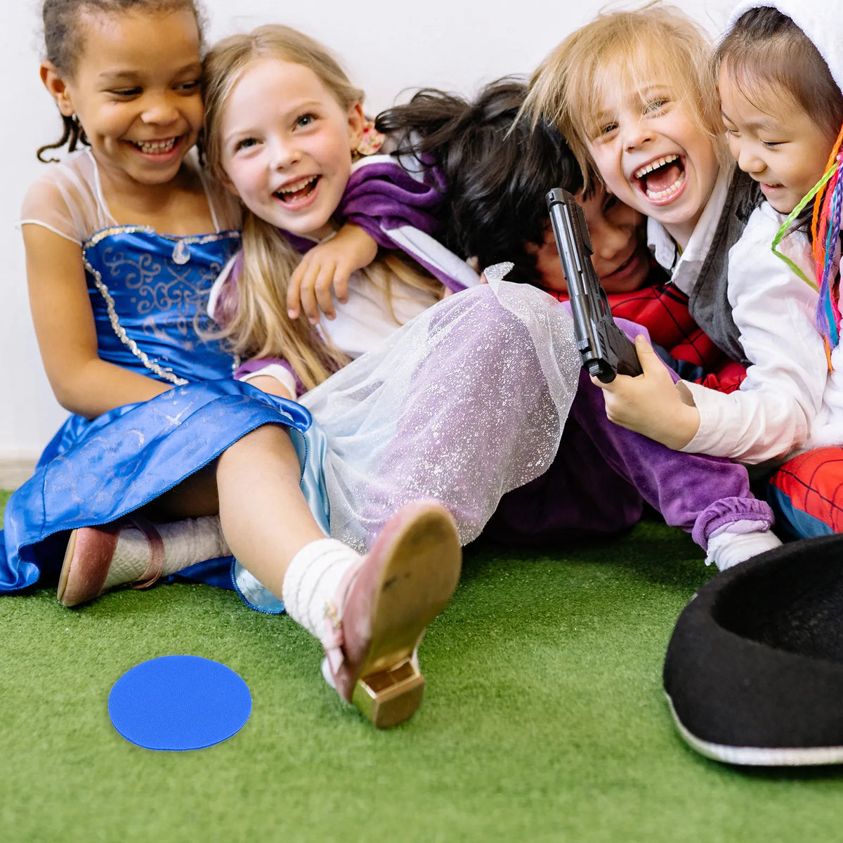 30pcs Round Carpet Markers – Colorful Classroom Seating Spots Classroom Carpet Markers PLUSH