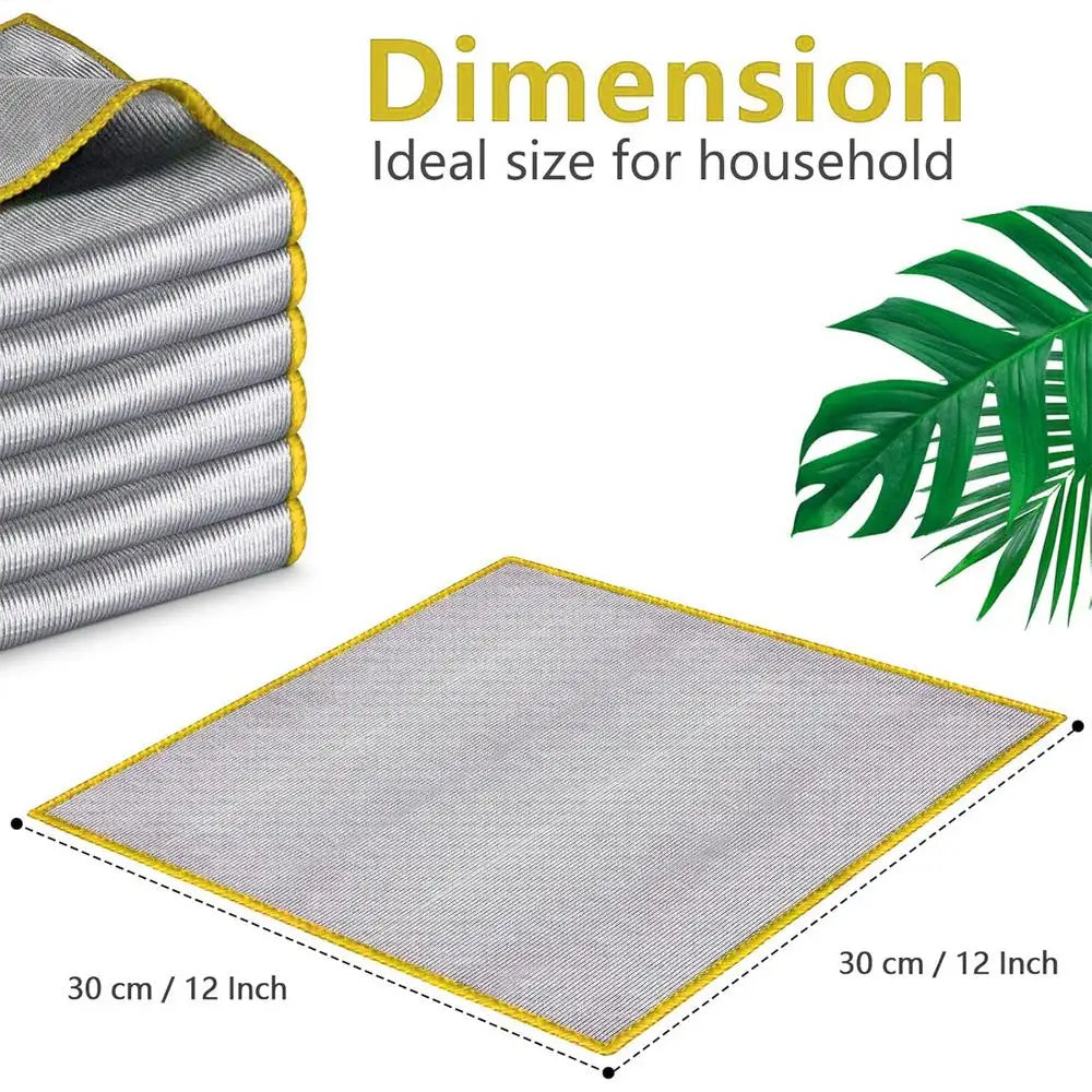 Microfiber Glasses Cleaning Cloth – Streak-Free Lens Cleaner Lens Cleaning Cloth PLUSH 1PC Yellow