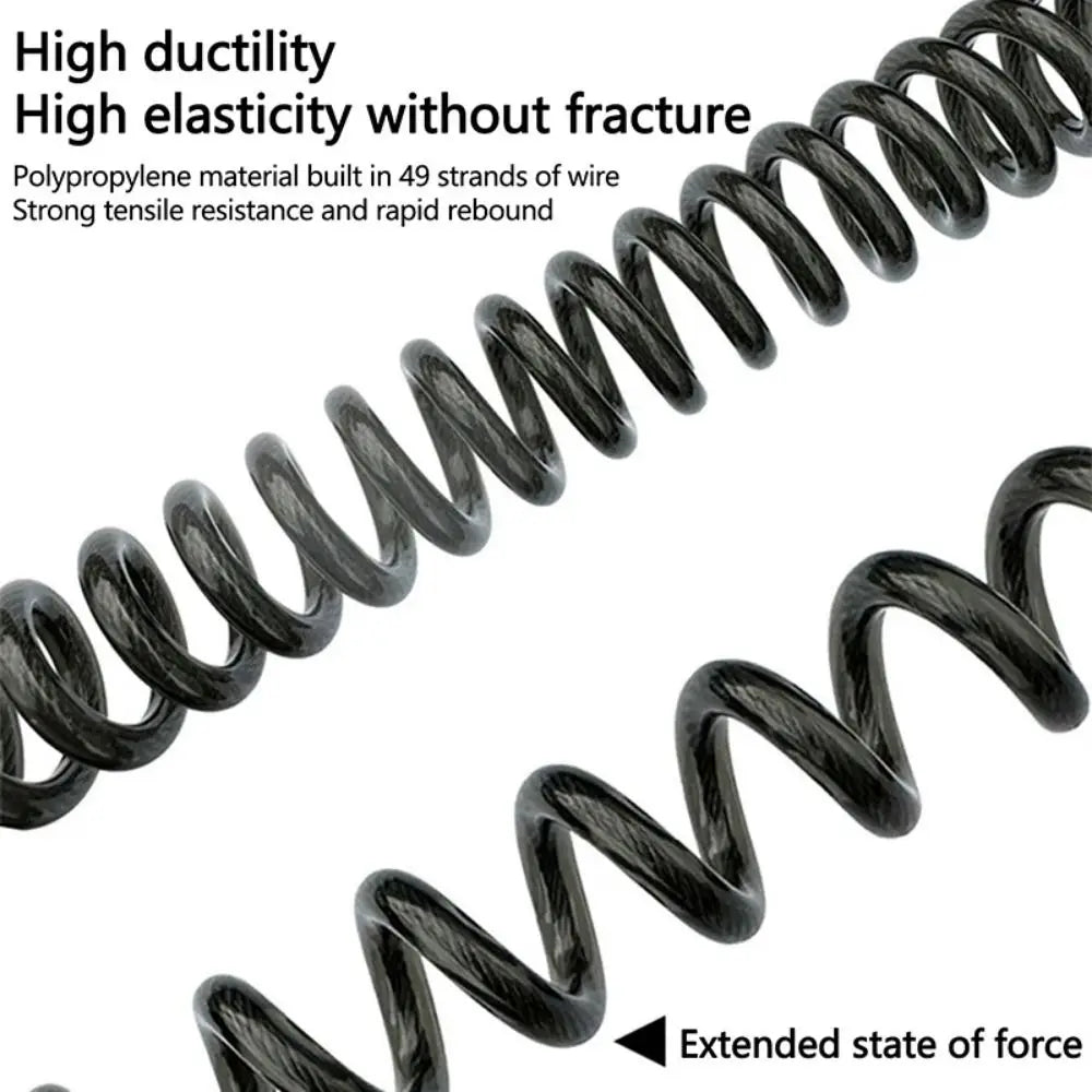 Elastic Coiled Fishing Lanyard – Anti-Loss Safety Rope Fishing Safety Lanyard PLUSH