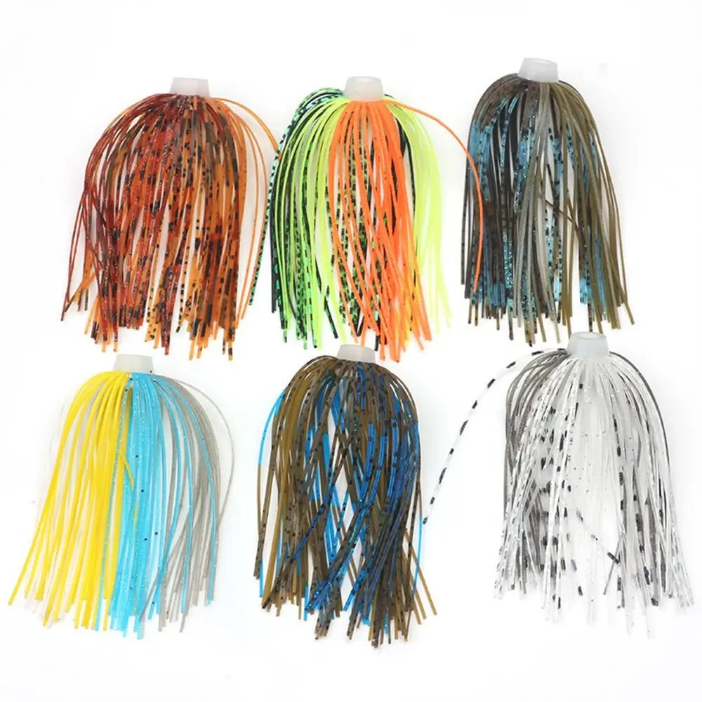 88-Strand Silicone Buzz Bait Skirts 64mm – Bass Jig Fishing Fishing Bait Skirts PLUSH