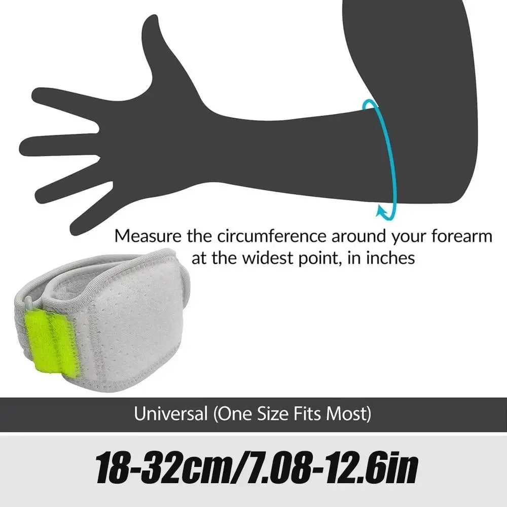 Adjustable Compression Elbow Brace – Breathable Neoprene Strap Elbow Compression Brace PLUSH