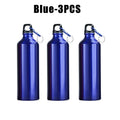 High Capacity Aluminum Insulated Sports Water Bottle – BPA-Free Sports Water Bottle PLUSH 750ml Blue 3PCS