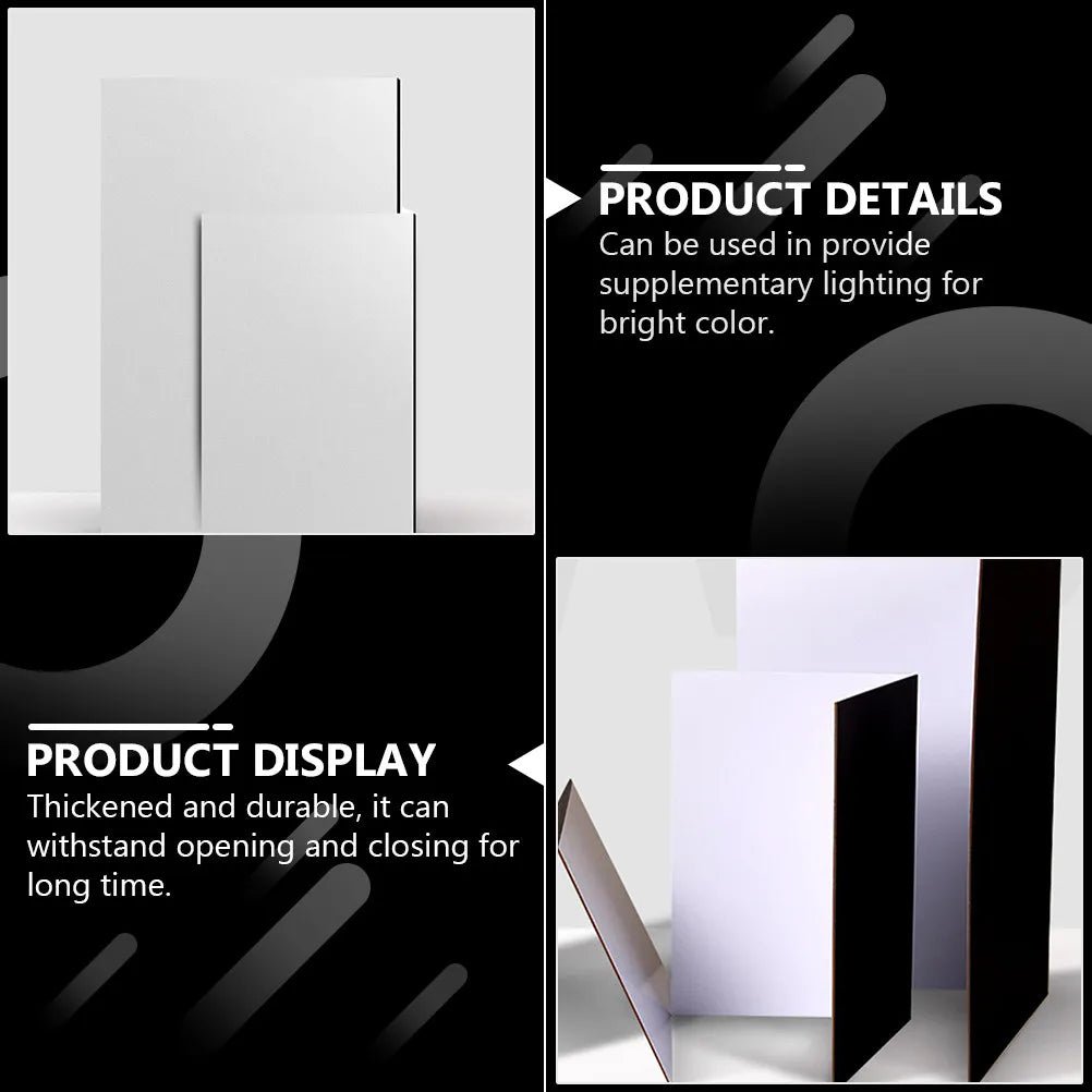 Foldable Photography Reflector Board – Black & White Studio Photography Reflector PLUSH Default Title