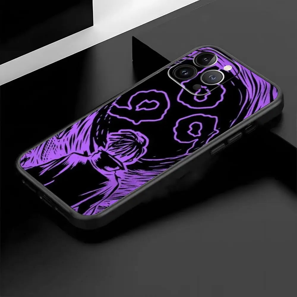 Juice WRLD 999 iPhone Case – Shockproof Silicone Cover Silicone Phone Case PLUSH -6 iPhone 16 Plus