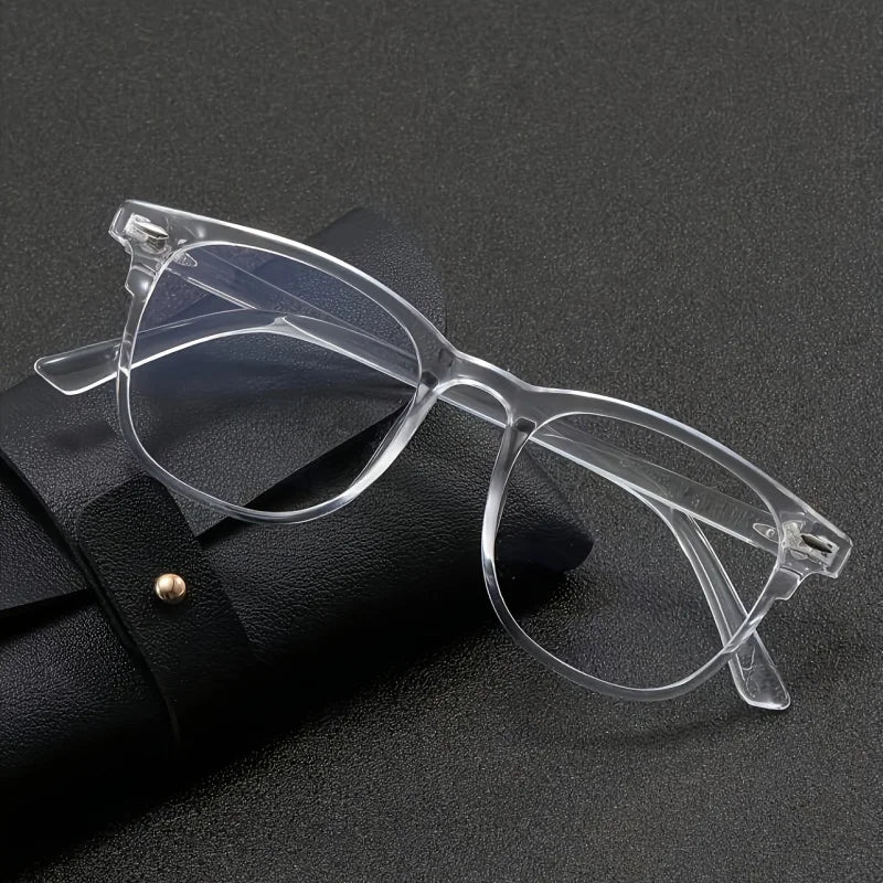 Anti-Blue Light Glasses – Oval Full-Rim Lightweight PC Frame Blue Light Glasses PLUSH