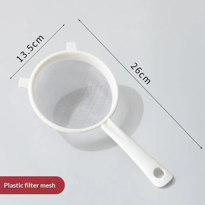 Handheld Fine Mesh Sieve – Flour, Tea & Kitchen Strainer Kitchen Mesh Strainer PLUSH 13cm A4