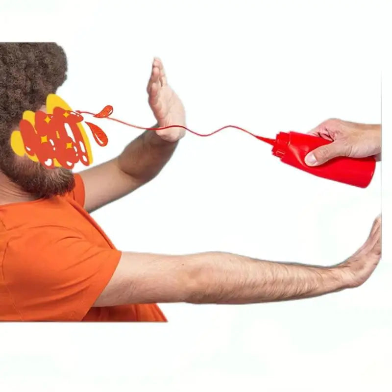 Fake Ketchup Bottle Prank Toy – Funny Gag Gift for All Ages Novelty Prank Toy PLUSH
