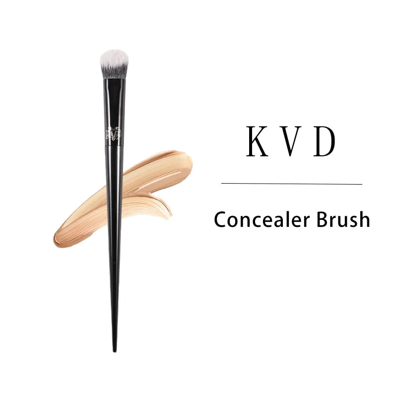 KVD Concealer Brush 35 – Soft Synthetic Fiber Makeup Brush Concealer Makeup Brush PLUSH
