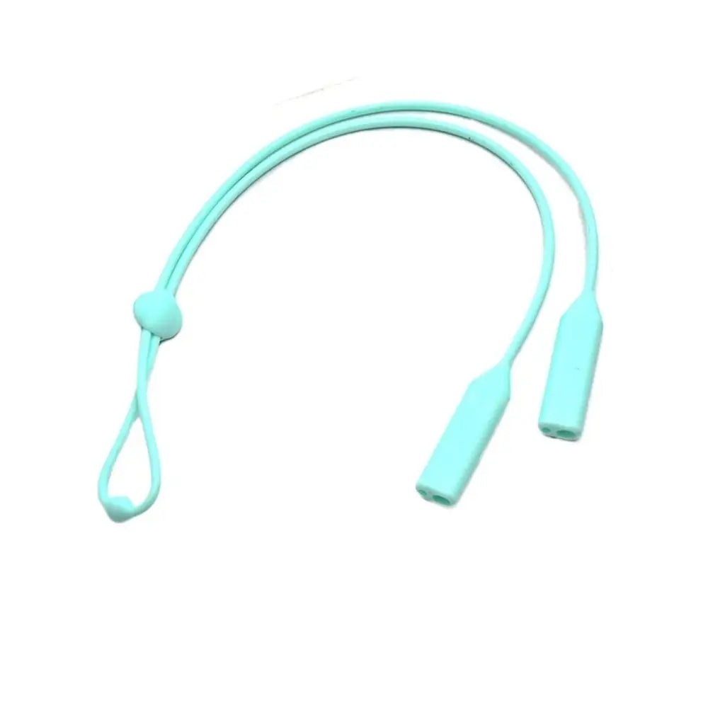 Silicone Glasses Strap Lanyard – Kids & Adults Eyewear Cord Eyewear Strap PLUSH light green