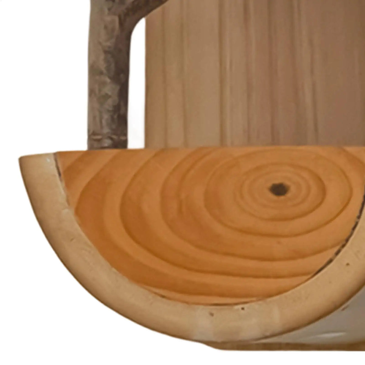Wooden Hanging Bird Feeder Birdhouse – Outdoor Garden Nesting Box Wooden Birdhouse Feeder PLUSH