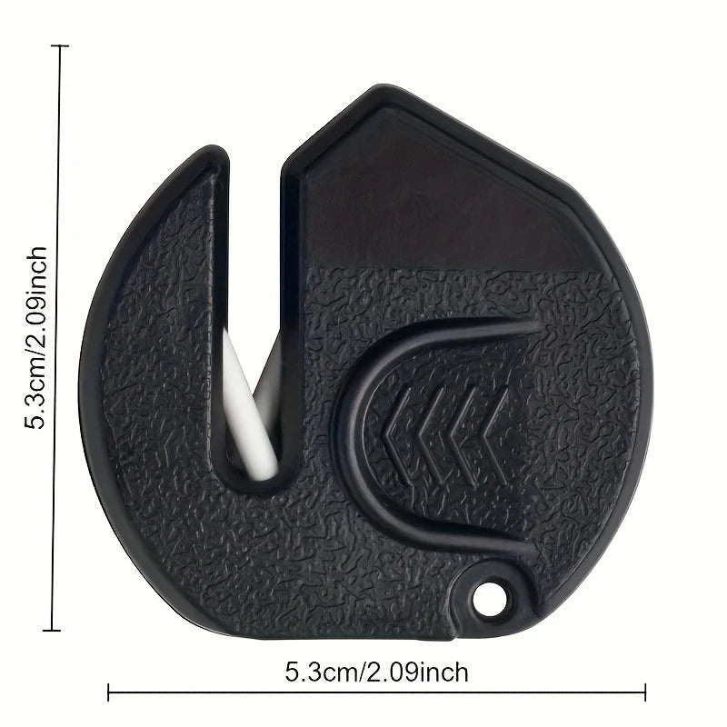 Mini Portable Knife Sharpener – Compact Kitchen & Outdoor Tool Knife Sharpener PLUSH