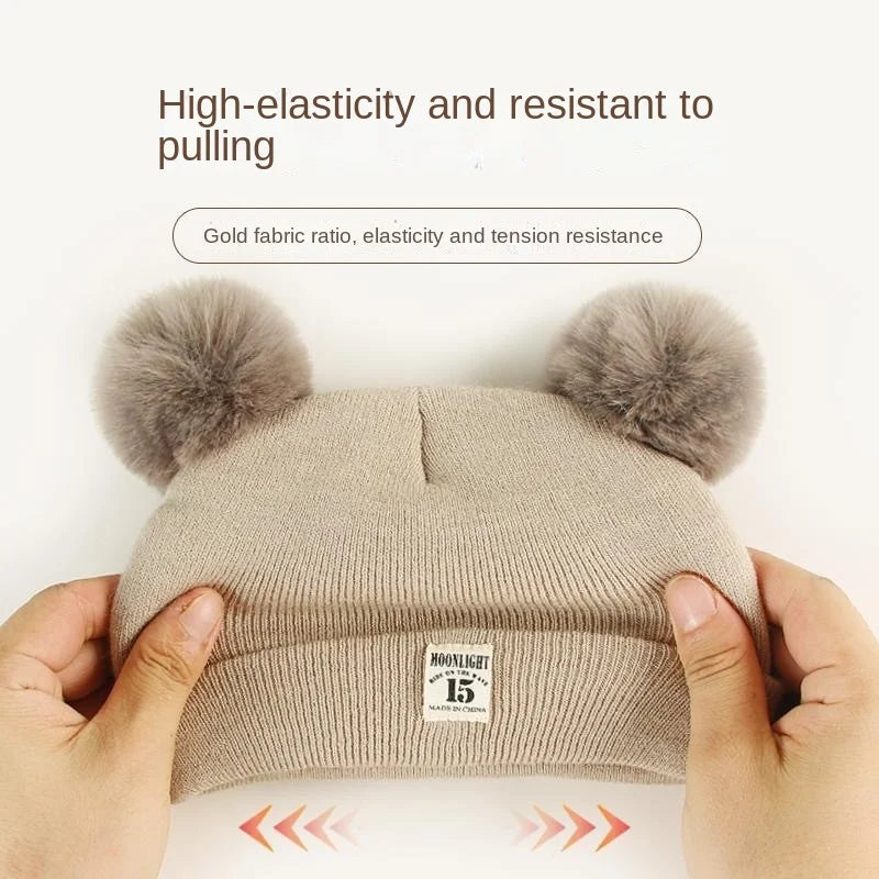 Kids Winter Cartoon Hat – Thickened Cotton Warm Baby Cap Kids Winter Hat PLUSH