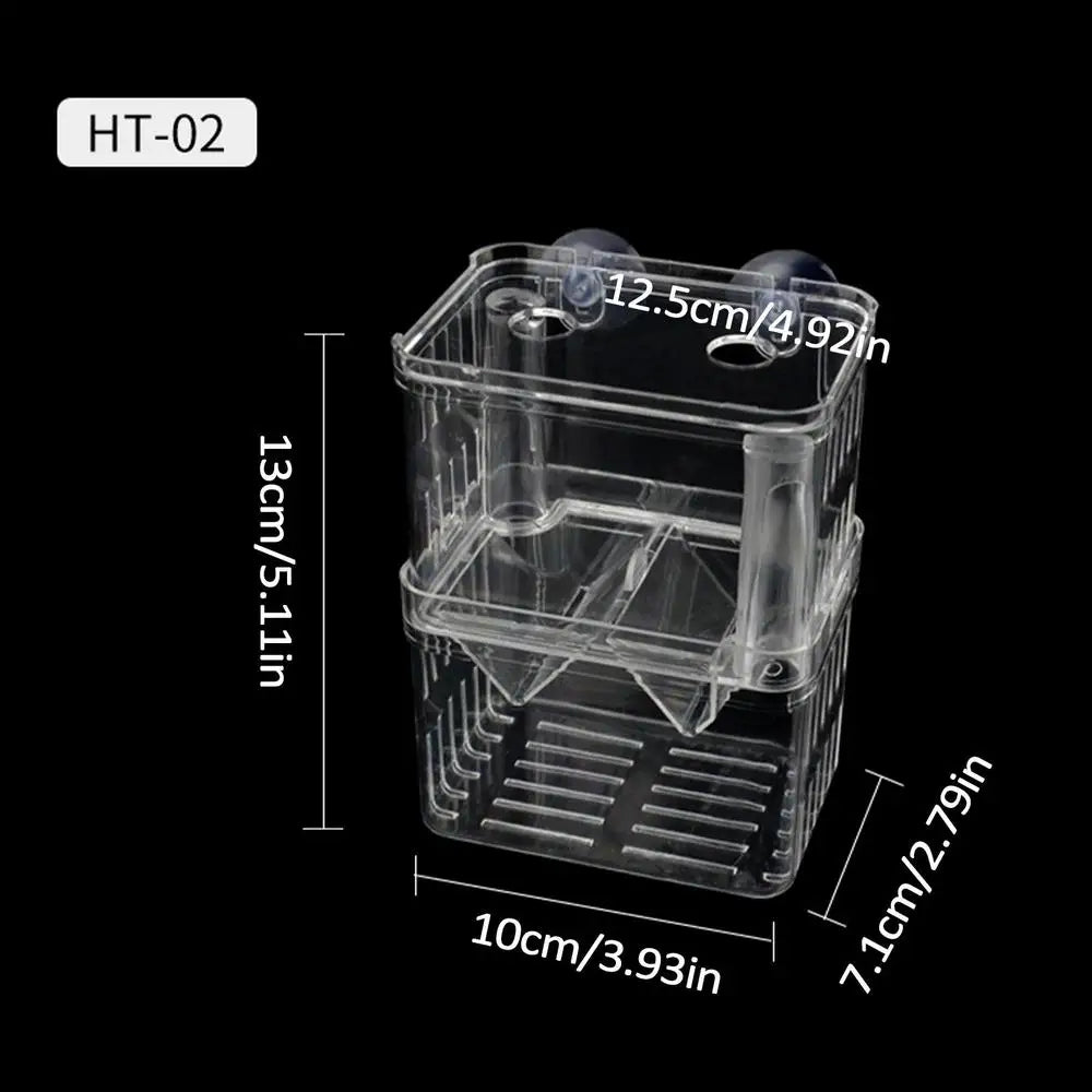 Aquarium Fish Breeder Box – Betta Fry Isolation & Hatching Box Fish Breeder Box PLUSH M