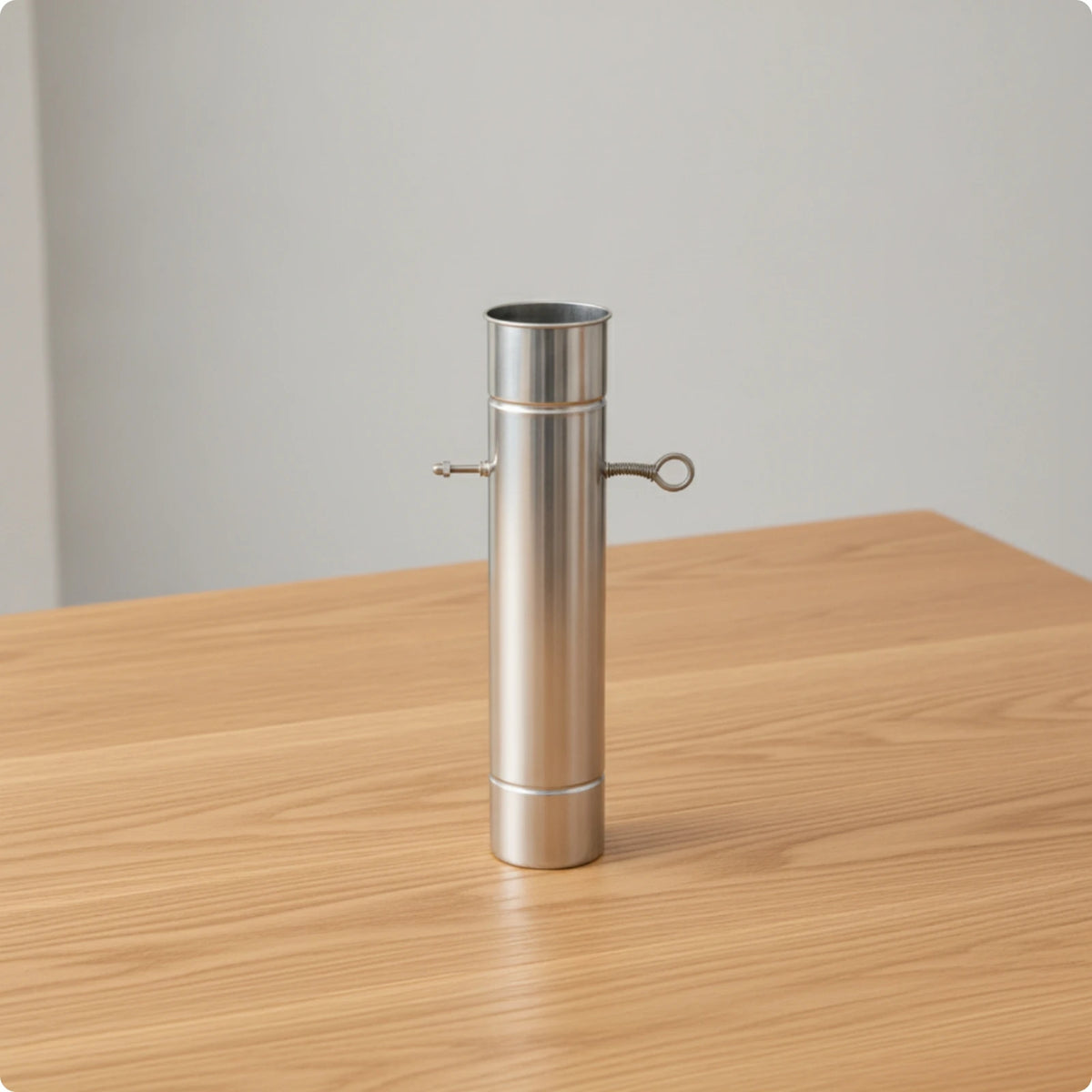 Stainless Steel Tent Heater Chimney Pipe with Cleaning Brush Chimney Flue Pipe PLUSH Adj Chimney 8CM