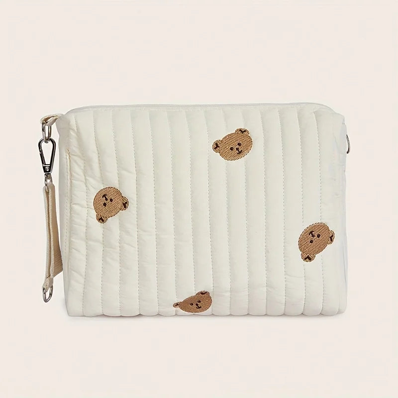 Cute Bear Baby Diaper Bag – Portable Cotton Mommy Stroller Bag Baby Diaper Bag PLUSH
