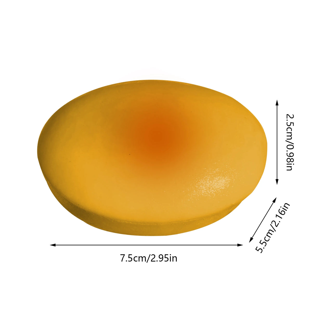 Squishy Bread Squeeze Toy – Slow Rising Sensory Fidget Squishy Fidget Toy PLUSH Yellow 1PC