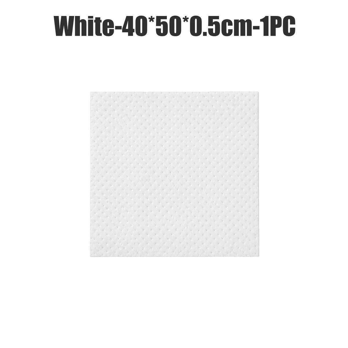 Industrial Oil Absorbent Pad 400x50cm – Heavy Duty Spill Mat Oil Absorbent Spill Pad PLUSH White 1PC 40x50x0.5cm