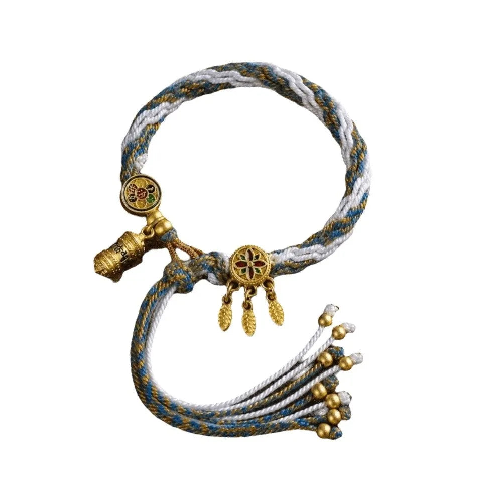 Multi-Color Adjustable Rope Bracelet – Vintage Animal Style Fashion Bracelet PLUSH Style 10