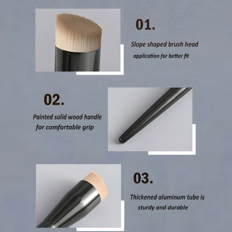 Professional Makeup Brushes – Foundation, Contour & Blush Makeup Brush PLUSH