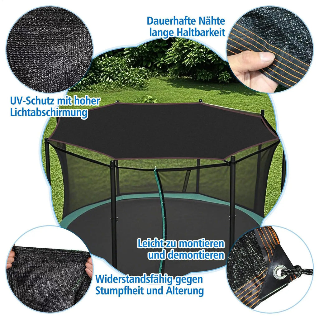 10/12/14 FT Trampoline Sunshade Cover | UV & Weather Protection Trampoline Shade Cover PLUSH