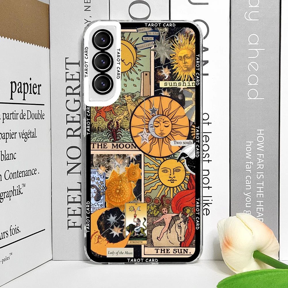 Witch Tarot Card Phone Case – Samsung Galaxy S22–S26 Series Phone Case PLUSH -8 For Galaxy S26