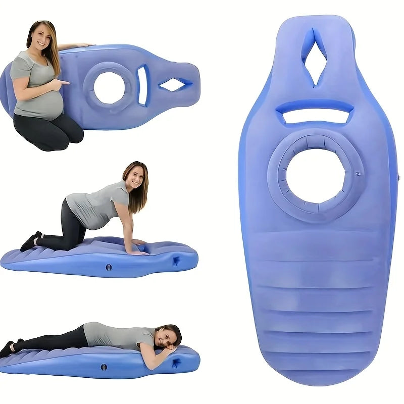 Inflatable Yoga Mat 170cm PVC Portable with Carrying Bag Inflatable Yoga Mat PLUSH