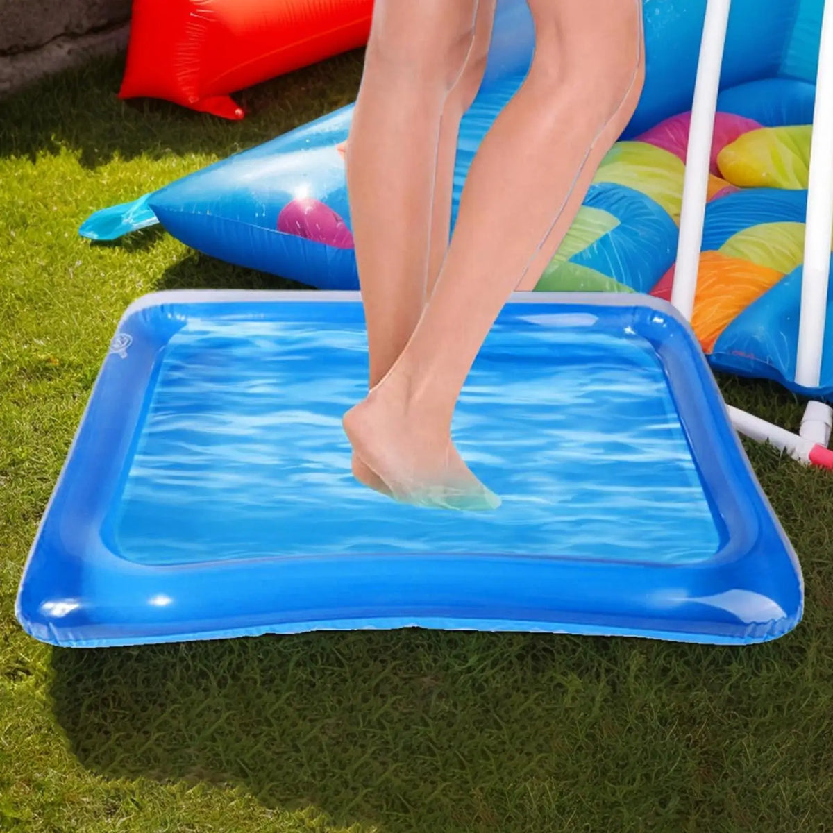 Portable Inflatable Foot Soak Basin – PVC Pool Foot Wash Tub Inflatable Foot Basin PLUSH