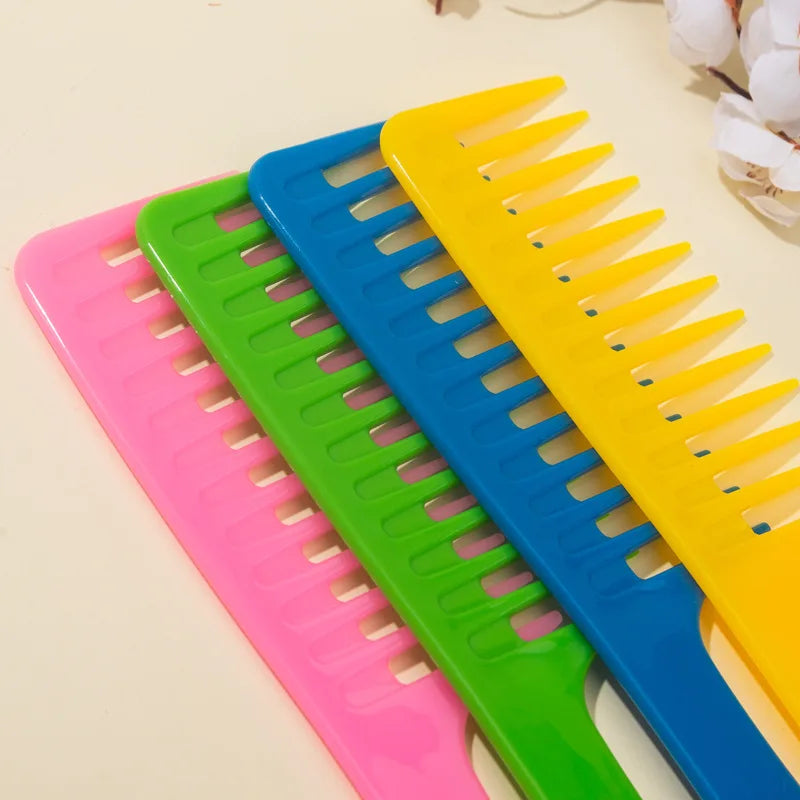 Wide Tooth Comb – Heat Resistant Detangling Brush for Curly Hair Hair Detangling Comb PLUSH
