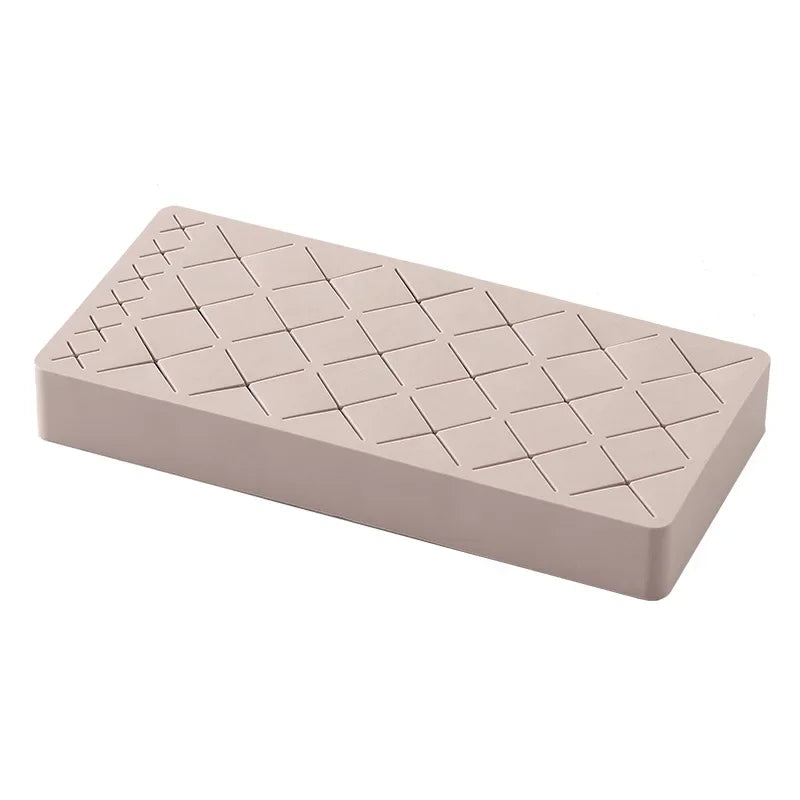Silicone Lipstick & Makeup Brush Desktop Organizer Rack Makeup Organizer PLUSH M-PINK