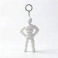 3D Printed Movable Joint Keychain – Flexible Fidget Pendant Fidget Keychain PLUSH Keychain