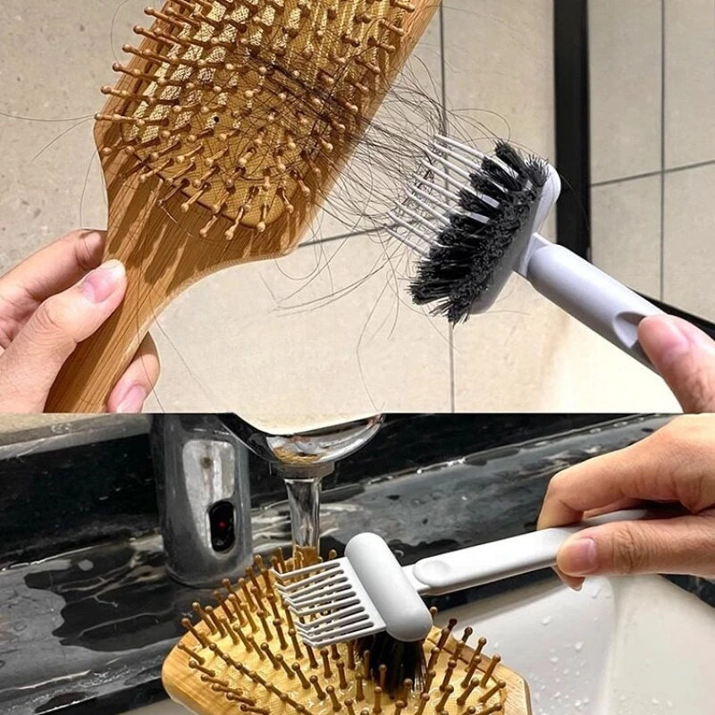 2-in-1 Hair Brush & Comb Cleaning Tool – Dust Remover Hair Brush Cleaner PLUSH