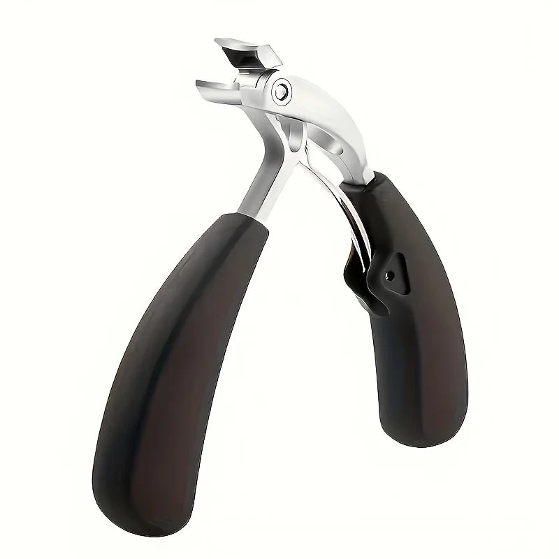 Ouriner Heavy-Duty Slanted Toenail Clippers – Stainless Steel Nail Clipper PLUSH Bend pliers