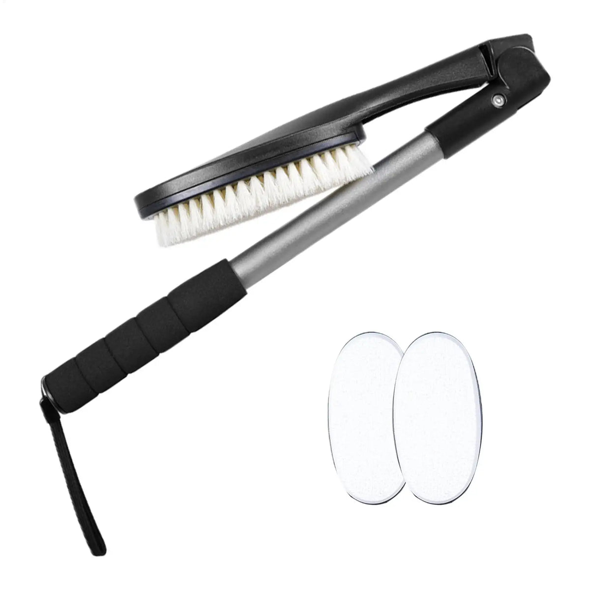 Foldable Long Handle Back Scrubber & Bath Brush for Shower Back Scrubber Brush PLUSH