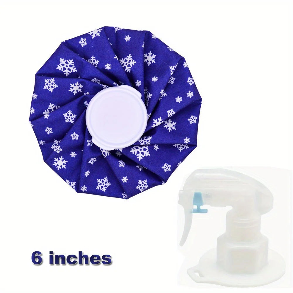 Reusable Hot & Cold Ice Bag – Knee, Shoulder, Ankle Therapy Hot Cold Therapy Bag PLUSH Blue Set-6 inch