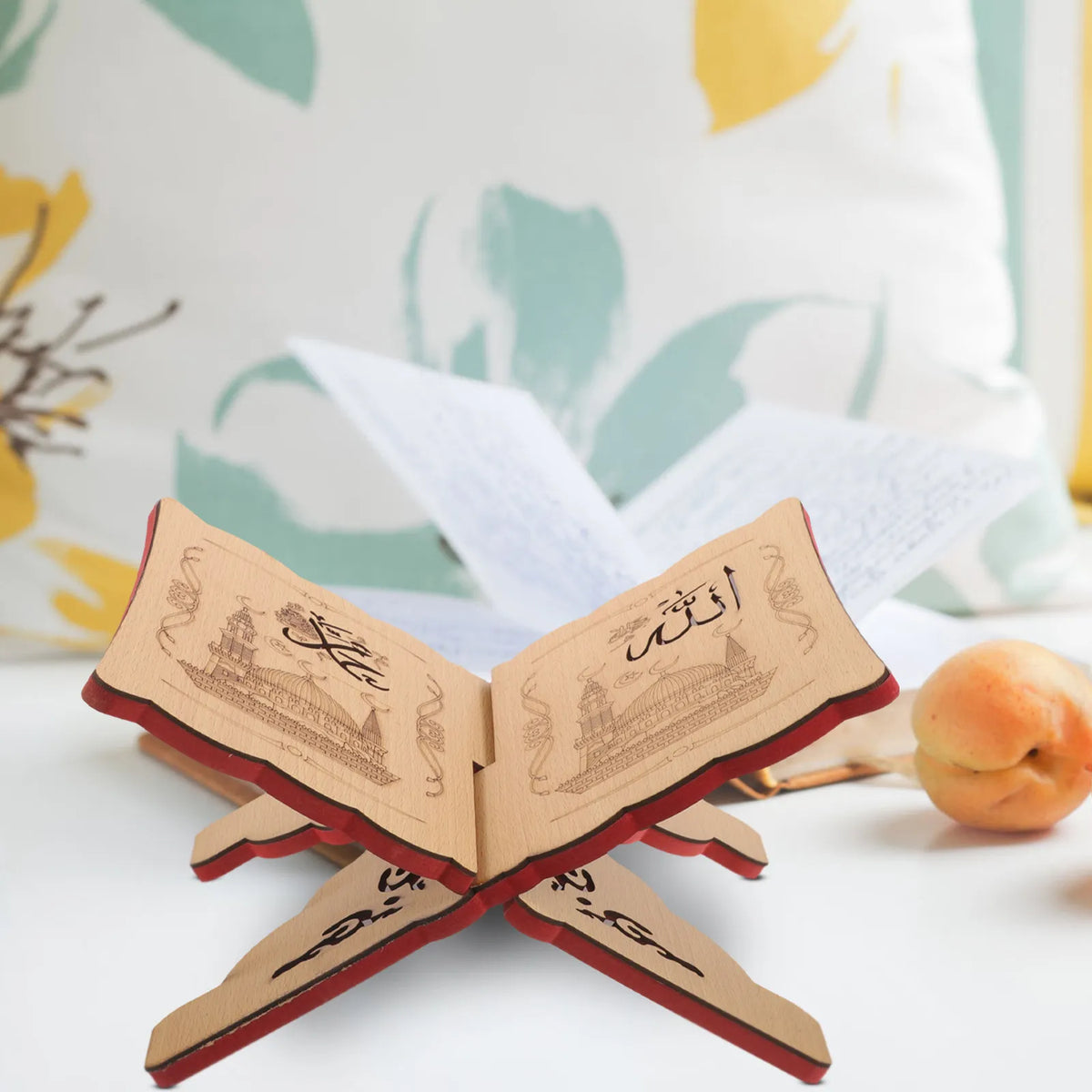 Wooden Book Stand Holder – Desktop Reading Rack for Home & Office Wooden Book Stand PLUSH Default Title