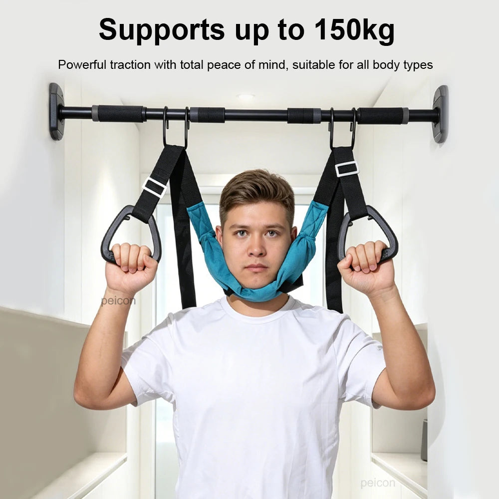 Adjustable Cervical Traction Belt – Neck Stretching Strap Cervical Traction Belt PLUSH